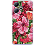 Чехол BoxFace Infinix Hot 30 Tropical Flowers