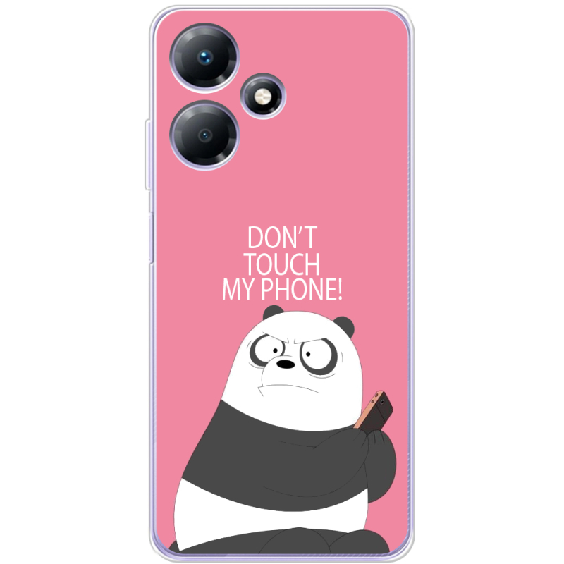 Чехол BoxFace Infinix Hot 30 Dont Touch My Phone Panda