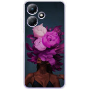 Чехол BoxFace Infinix Hot 30 Exquisite Purple Flowers