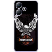 Чехол BoxFace Infinix Hot 30 Harley Davidson and eagle