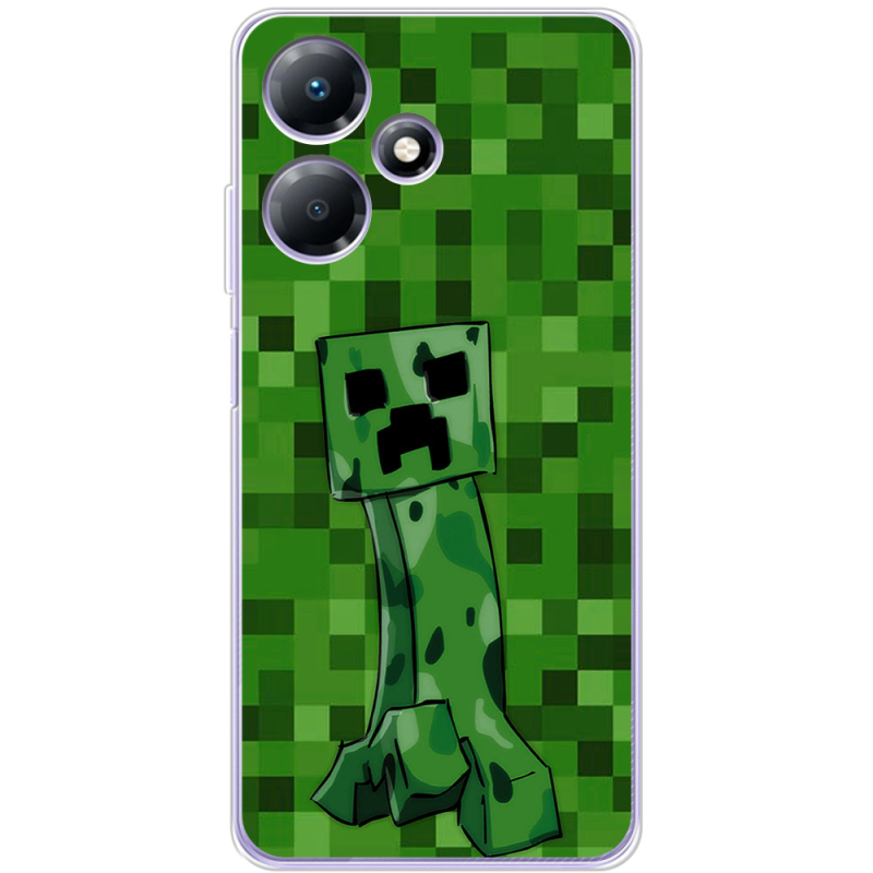 Чехол BoxFace Infinix Hot 30 Minecraft Creeper