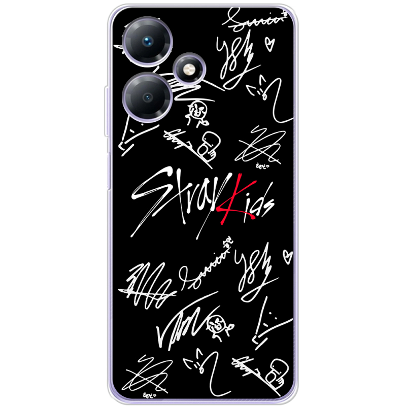 Чехол BoxFace Infinix Hot 30 Stray Kids автограф