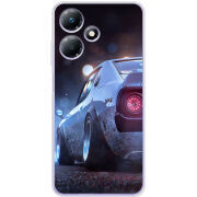 Чехол BoxFace Infinix Hot 30 Silver Car