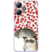 Чехол BoxFace Infinix Hot 30 Raining Hearts