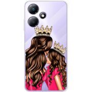 Прозрачный чехол BoxFace Infinix Hot 30 Queen and Princess