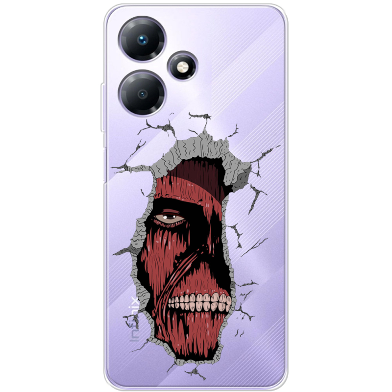 Прозрачный чехол BoxFace Infinix Hot 30 Нападение Титана