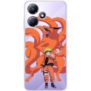 Прозрачный чехол BoxFace Infinix Hot 30 Naruto and Kurama