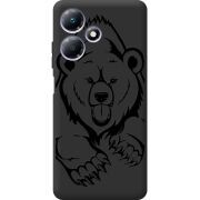 Черный чехол BoxFace Infinix Hot 30 Grizzly Bear