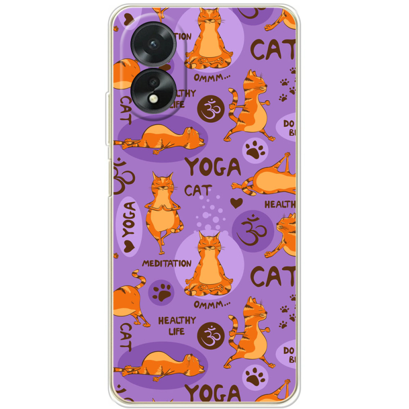 Чехол BoxFace OPPO A18 4G Yoga Cat