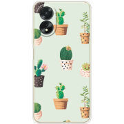 Чехол BoxFace OPPO A18 4G L-green Cacti