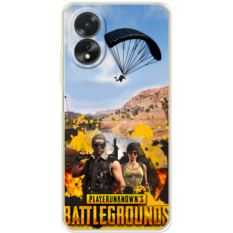 Чехол BoxFace OPPO A18 4G Pubg parachute