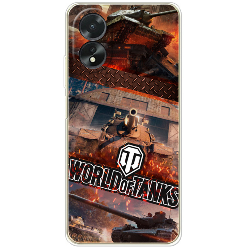 Чехол BoxFace OPPO A18 4G World Of Tanks