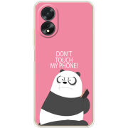 Чехол BoxFace OPPO A18 4G Dont Touch My Phone Panda