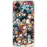 Чехол BoxFace OPPO A18 4G Anime Stickers