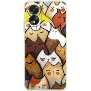 Чехол BoxFace OPPO A18 4G Sleepy Cats