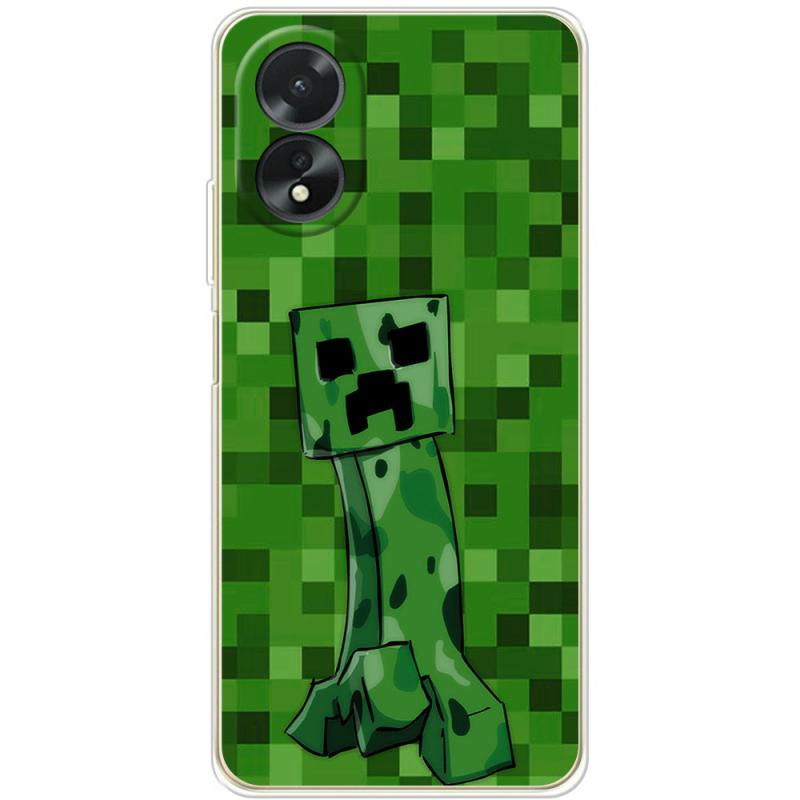 Чехол BoxFace OPPO A18 4G Minecraft Creeper