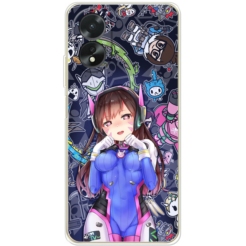 Чехол BoxFace OPPO A18 4G Overwatch D.VA