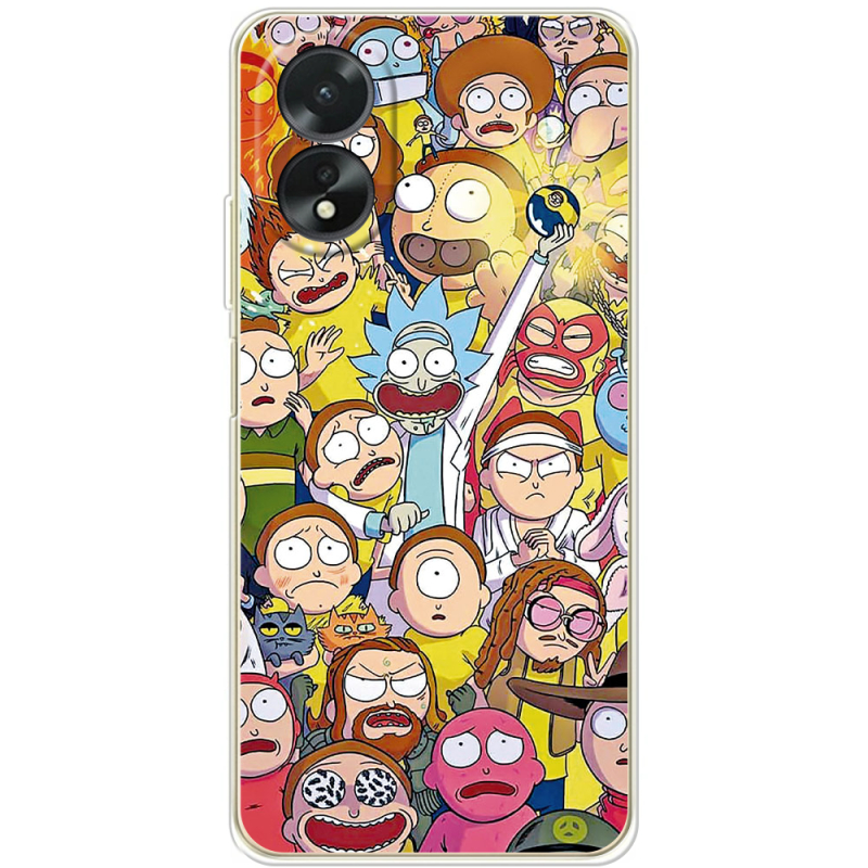 Чехол BoxFace OPPO A18 4G Rick and Morty