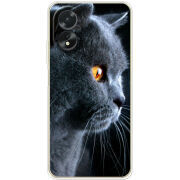 Чехол BoxFace OPPO A18 4G English cat