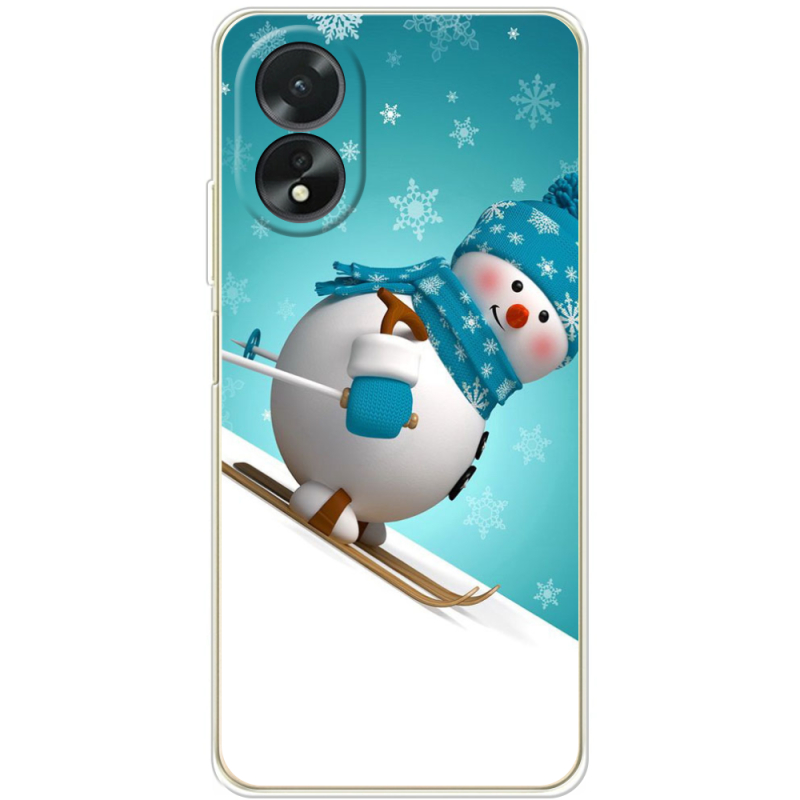 Чехол BoxFace OPPO A18 4G Skier Snowman