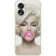 Чехол BoxFace OPPO A18 4G Marilyn Monroe Bubble Gum