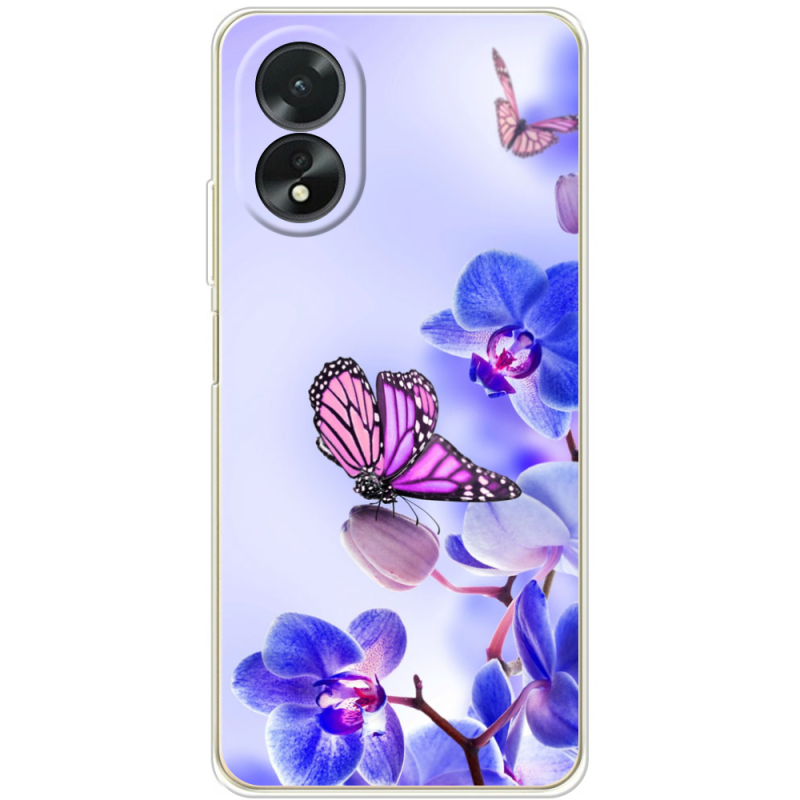 Чехол BoxFace OPPO A18 4G Orchids and Butterflies