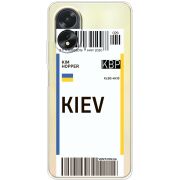 Прозрачный чехол BoxFace OPPO A18 4G Ticket Kiev