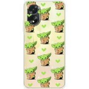 Прозрачный чехол BoxFace OPPO A18 4G Pattern Baby Yoda