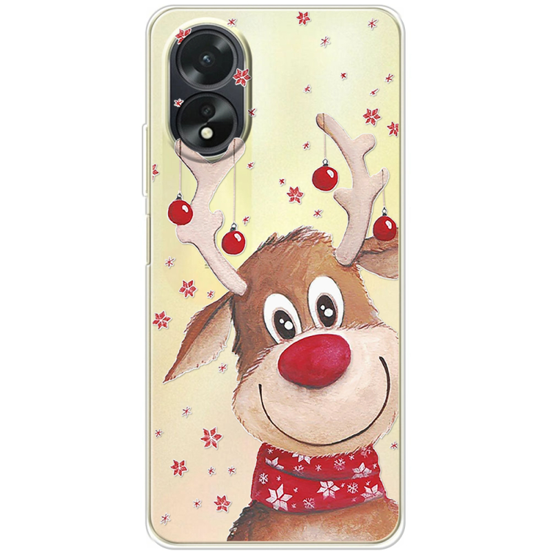 Прозрачный чехол BoxFace OPPO A18 4G Winter Deer