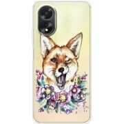 Прозрачный чехол BoxFace OPPO A18 4G Winking Fox