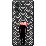 Черный чехол BoxFace OPPO A18 4G Man Pattern