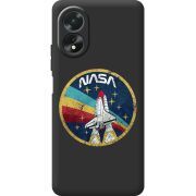 Черный чехол BoxFace OPPO A18 4G NASA