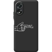 Черный чехол BoxFace OPPO A18 4G Pew Pew