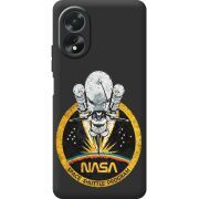 Черный чехол BoxFace OPPO A18 4G NASA Spaceship