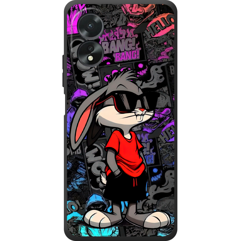 Черный чехол BoxFace OPPO A18 4G Малий вухань