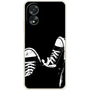 Чехол BoxFace OPPO A38 4G Black Sneakers