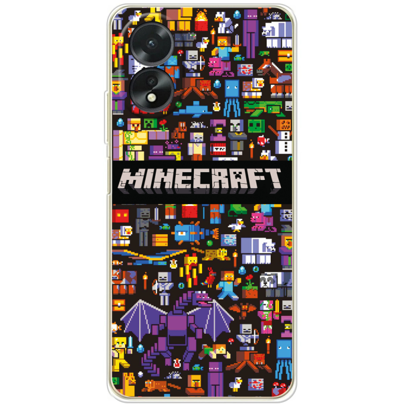 Чехол BoxFace OPPO A38 4G Minecraft Mobbery