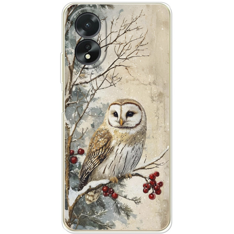 Чехол BoxFace OPPO A38 4G Christmas Owl