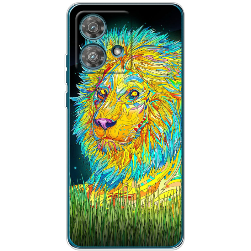 Чехол BoxFace Motorola Edge 40 Neo Moonlight Lion