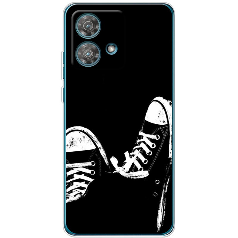 Чехол BoxFace Motorola Edge 40 Neo Black Sneakers
