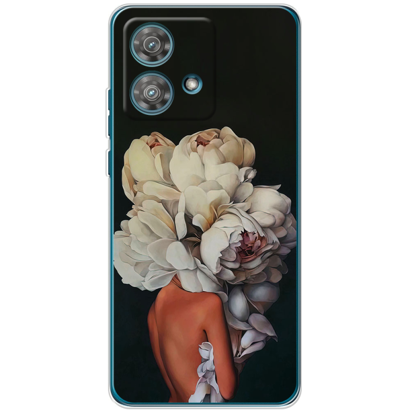 Чехол BoxFace Motorola Edge 40 Neo Exquisite White Flowers