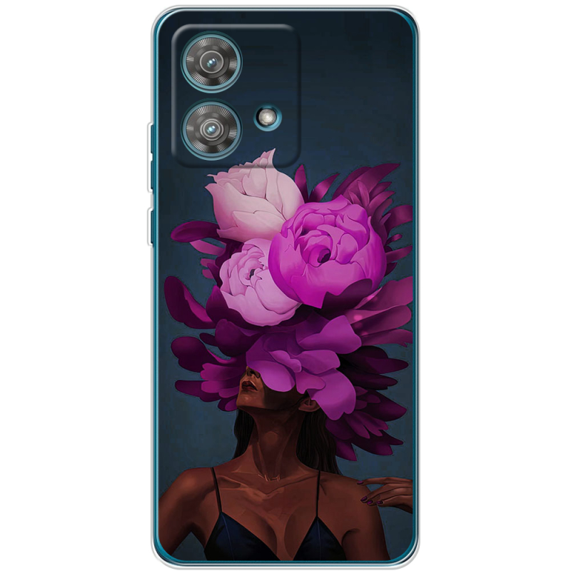 Чехол BoxFace Motorola Edge 40 Neo Exquisite Purple Flowers