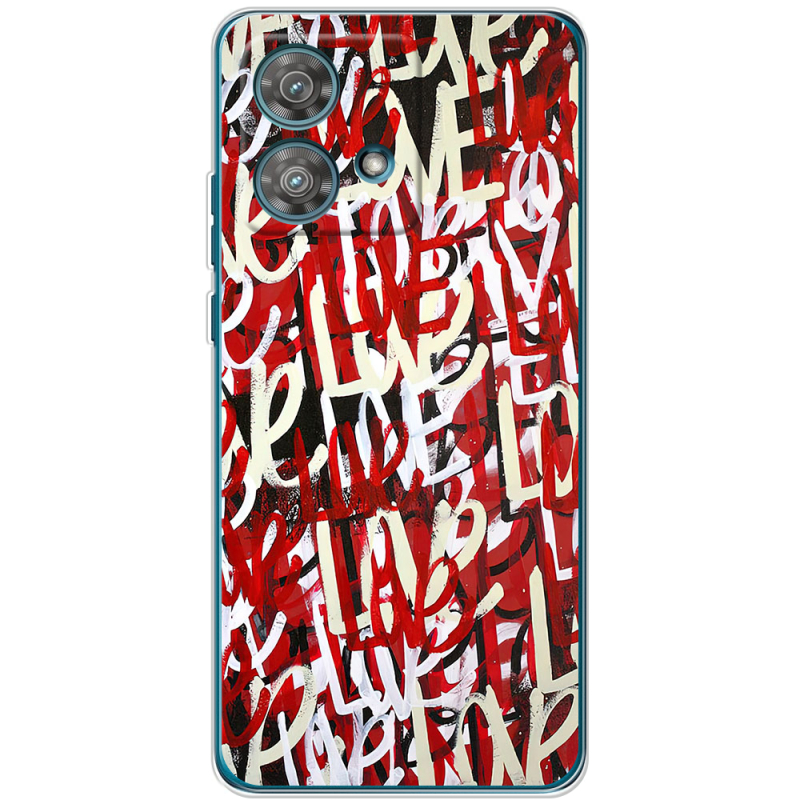 Чехол BoxFace Motorola Edge 40 Neo Love Graffiti