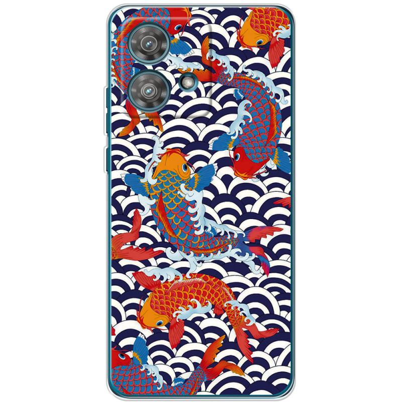 Чехол BoxFace Motorola Edge 40 Neo Koi Fish