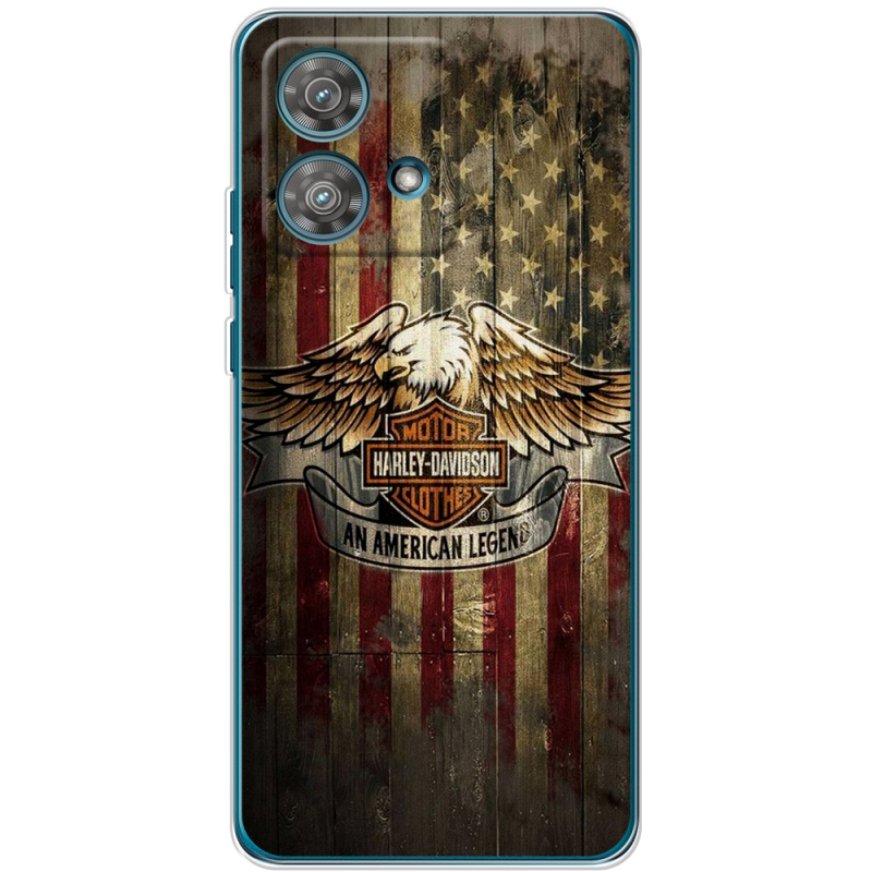 Чехол BoxFace Motorola Edge 40 Neo Harley An American Legend