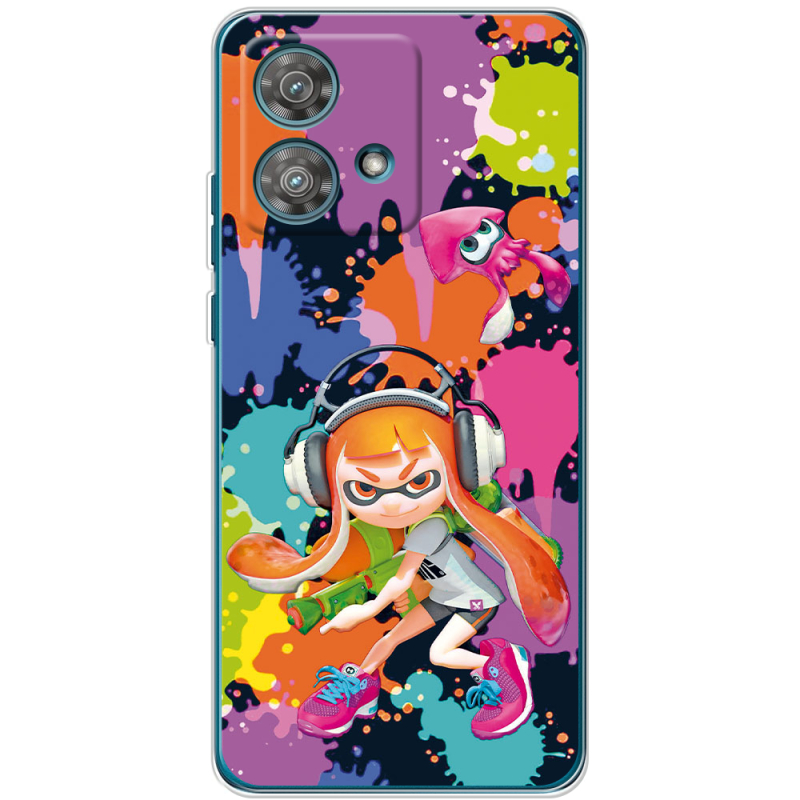 Чехол BoxFace Motorola Edge 40 Neo Splatoon Inklings
