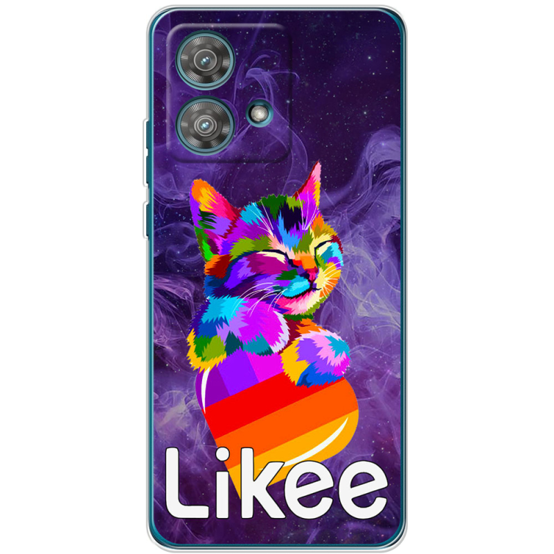 Чехол BoxFace Motorola Edge 40 Neo Likee Cat