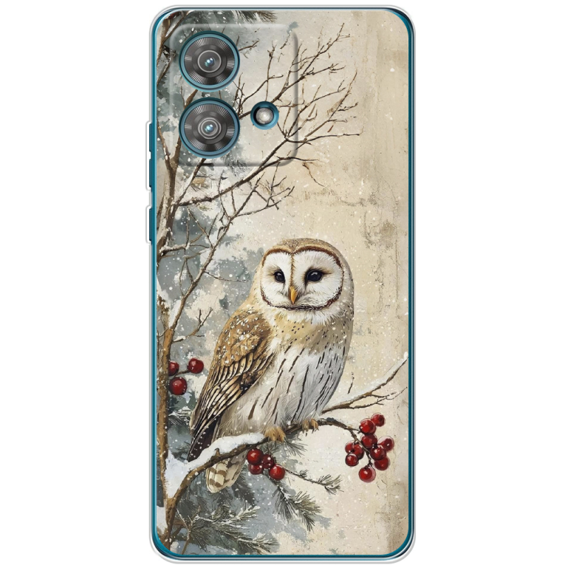 Чехол BoxFace Motorola Edge 40 Neo Christmas Owl