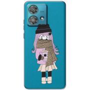 Прозрачный чехол BoxFace Motorola Edge 40 Neo Winter Morning Girl