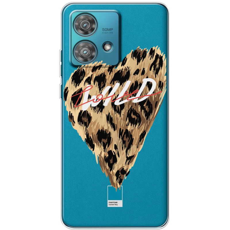 Прозрачный чехол BoxFace Motorola Edge 40 Neo Wild Love